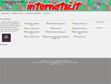 Tablet Screenshot of internetsi.it